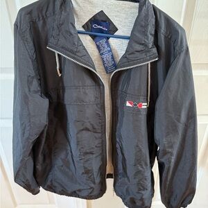 Catalina Black Windbreaker Jacket